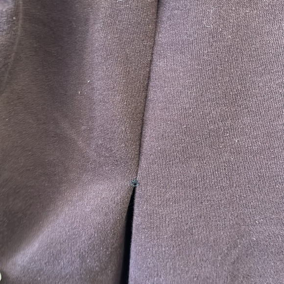 Zara ruffle layered burgundy dress Size large - Picture 7 of 7